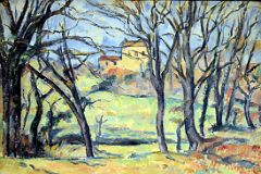 05A Trees and Houses Near the Jas de Bouffan - Paul Cezanne 1885-86 - Robert Lehman Collection New York Metropolitan Museum Of Art